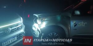  COLISIÓN DE VEHÍCULOS DEJÓ DAÑOS MATERIALES EN CARMEN DEL PNÁ.