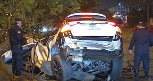 Fatal accidente sobre autopista
