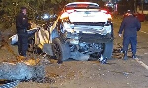 Conductor muere en terrible accidente luego de triple choque sobre autopista de Luque – Prensa 5