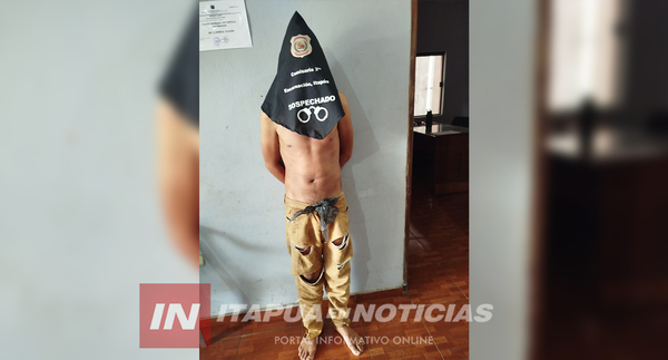 TRAS DAÑOS EN UN VEHÍCULO DETUVIERON A UN SUJETO EN ENCARNACIÓN