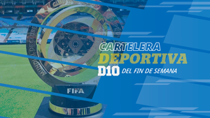 Cartelera con las miradas en la final del Mundial de Clubes