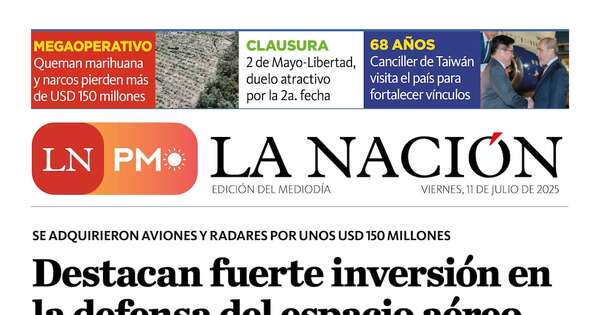 La Nación / LN PM: edición del 11 de julio