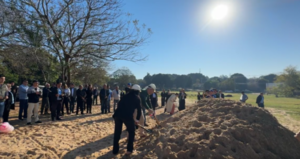 Palada inicial para la Renaturalización del Parque Manuel Ortíz Guerero