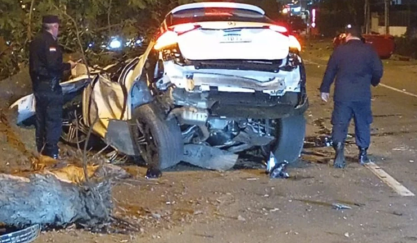Joven muere en trágico triple choque sobre la autopista Silvio Pettirossi