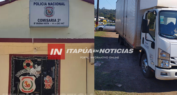 DELINCUENTES HURTAN PRODUCTOS DE CAMIÓN ESTACIONADO EN ZONA COMERCIAL