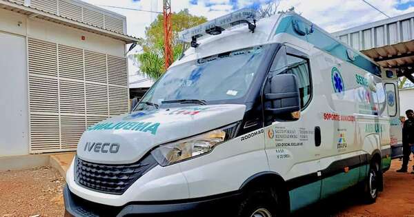 Diario HOY | Hospital de Saltos del Guairá recibe moderna ambulancia UTI y sumará nuevos equipos