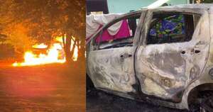 Diario HOY | Incendian vehículo de docente en Itapúa: atentado tendría tinte sentimental