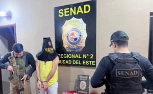 Detienen a brasileño con pasta base de cocaína en Ciudad del Este