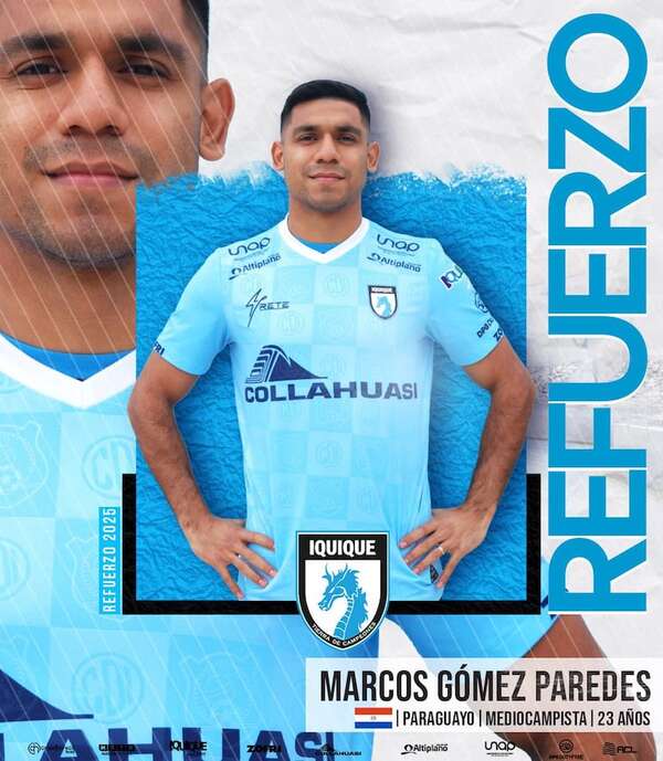 Marcos Gómez fue presentado en Deportes Iquique de Chile - Fútbol Internacional - ABC Color