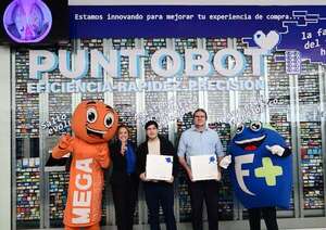 Punto Farma presentó el primer robot farmacéutico del país - Empresariales - ABC Color