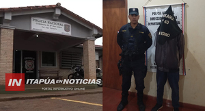 POLICÍA LOGRA CAPTURAR A JOVEN BUSCADO POR UN HURTO EN ENCARNACIÓN