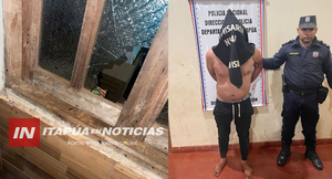 JOVEN TERMINÓ TRAS LAS REJAS POR INTENTAR AGREDIR A SU PAREJA