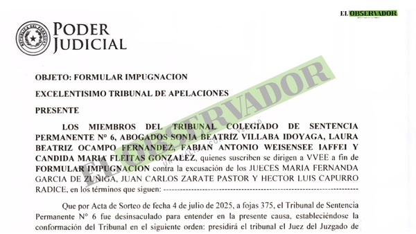 Rechazan excusaciones en caso de denuncia falsa contra abogada de Ramón González Daher - El Observador