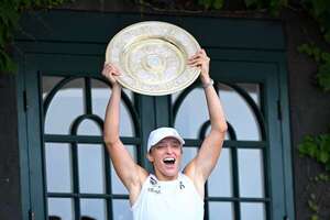 Iga Swiatek es campeona de Wimbledon por primera vez - Tenis - ABC Color