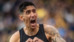 Di María tuvo su reestreno en el fútbol argentino con gol