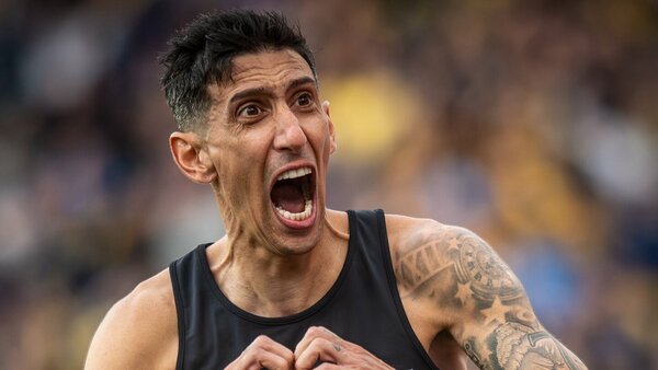Di María tuvo su reestreno en el fútbol argentino con gol
