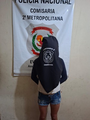 Joven fue aprehendida por caso de hurto en Tacumbú