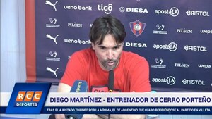 Video: Sportivo Ameliano (0) vs. (1) Cerro Porteño – Palabras del DT Diego Martínez