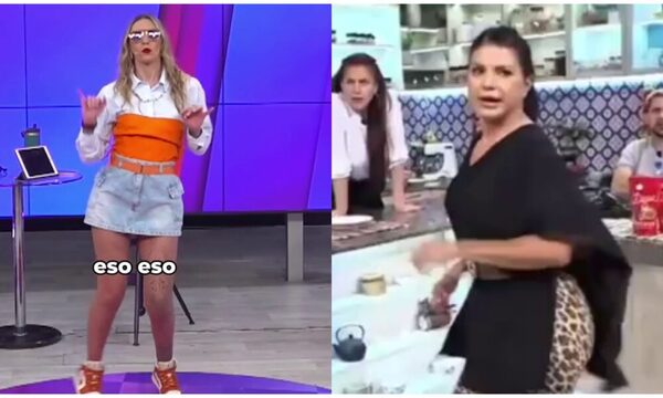 (VIDEO) ¡Carmiña Masi desafió a Lorena Azucas a una competencia de baile de cachaca!