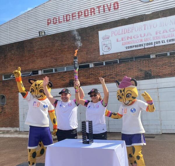 Antorcha de los Juegos Panamericanos Junior ASU 2025 llegó a Concepción - Nacionales - ABC Color