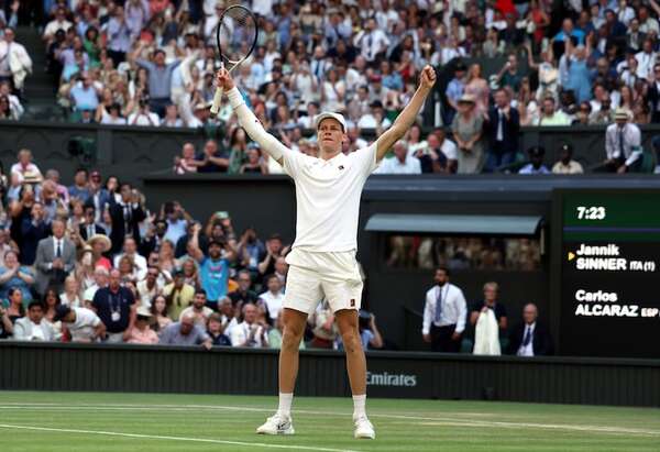 Sinner gana su primer Wimbledon tras derrotar a Alcaraz - Polideportivo - ABC Color