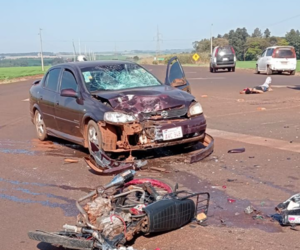 Violento accidente en Cedrales