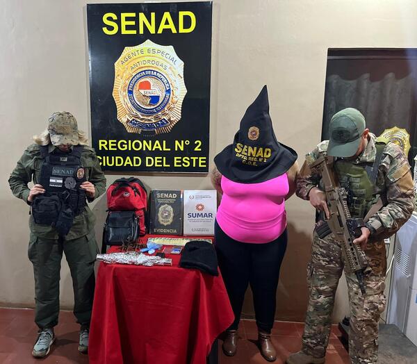 Golpe de la Senad al microtráfico en Presidente Franco - ADN Digital