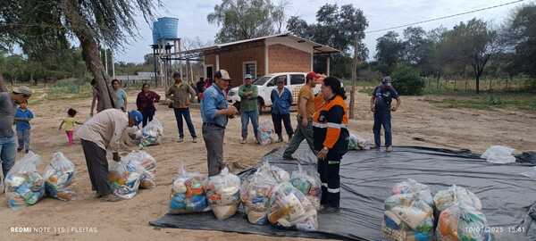 Más de 6000 kilos de alimentos llegaron a Mcal. Estigarribia por parte de la SEN