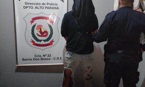 Sujeto golpeó a policía y fue aprehendido