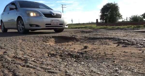 La Nación / Urgen reparar grave estado dela ruta que une Villarrica-Itapé