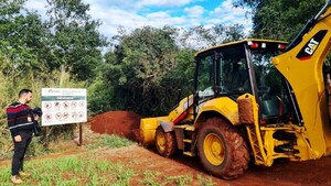 En una sola reserva se destruyen 10 vías clandestinas al Lago Itaipú