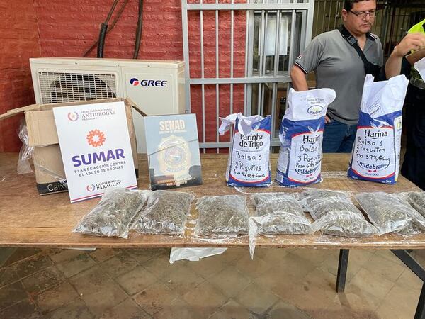 Detienen a mujer por intentar meter droga en paquetes de harina a un penal - Policiales - ABC Color