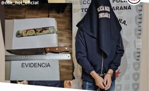 Frutero acuchilló a una mujer por tomar una de sus latas de cerveza