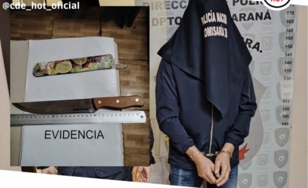 Frutero acuchilló a una mujer por tomar una de sus latas de cerveza