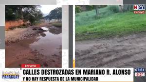 De baches a “lagos”: Vecinos denuncian inacción municipal ante calles intransitables