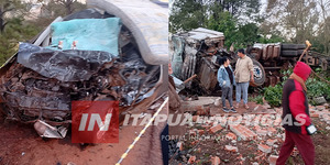 HOMBRE PERDIÓ LA VIDA TRAS VIOLENTO CHOQUE EN EDELIRA