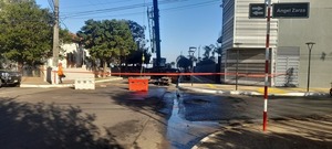 Cierre temporal de calles por trabajos en el sector del Costanera Shopping