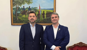 Intendente se reúne con el Vicepresidente para impulsar importantes proyectos de desarrollo - Noticiero Paraguay