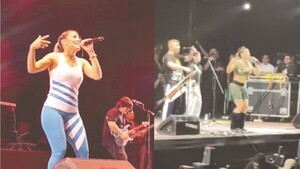 Regresó “La Kchorra” y juntó a 30 mil en su show
