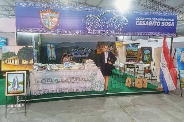 Gobernación de Guairá tiene presencia en la Expo