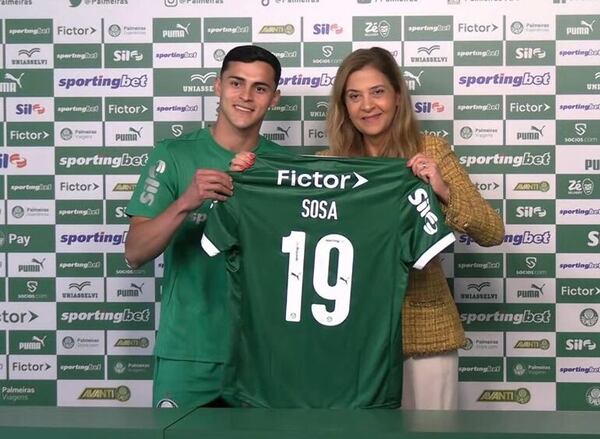 Ramón Sosa, presentado en Palmeiras: “para mí no es un retroceso” - Fútbol Internacional - ABC Color