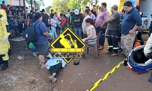 VELOCIDAD, CHOQUE Y MUERTE en el Km 10 Acaray de CDE