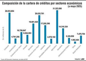 Consumo y construcción lideran morosidad en los créditos en el sistema financiero - Economía - ABC Color