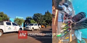 ALLANAN VIVIENDAS EN CAMBYRETÁ Y RECUPERAN OBJETOS HURTADOS