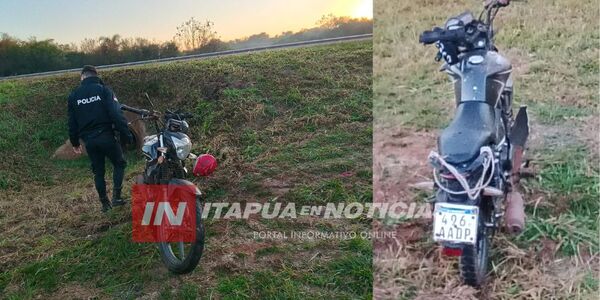 COLISIÓN ENTRE MOTOCICLETAS DEJÓ UN HERIDO EN CNEL. BOGADO