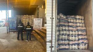 Incautan camión con casi 20 toneladas de azúcar por irregularidades documentales en Cnel. Bogado