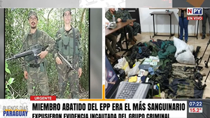 Miembro abatido del EPP era uno de los "más sanguinarios y antiguos" del grupo criminal
