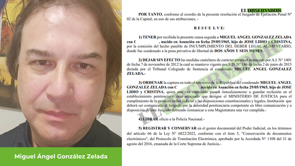 Dictan orden de captura de empresario deportivo González Zelada - El Observador