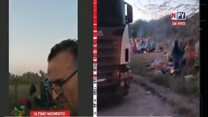Protesta en el Chaco por cierre de Ruta Ñ