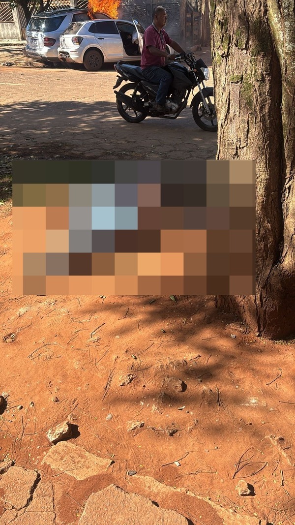 Dos fallecidos y un automóvil incinerado luego de balacera de Capitán Bado